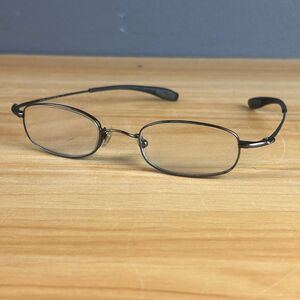 Nike 4603 Flexon Eyeglass Unisex Black Metal Rectangular 47/20/135 Frame Only
